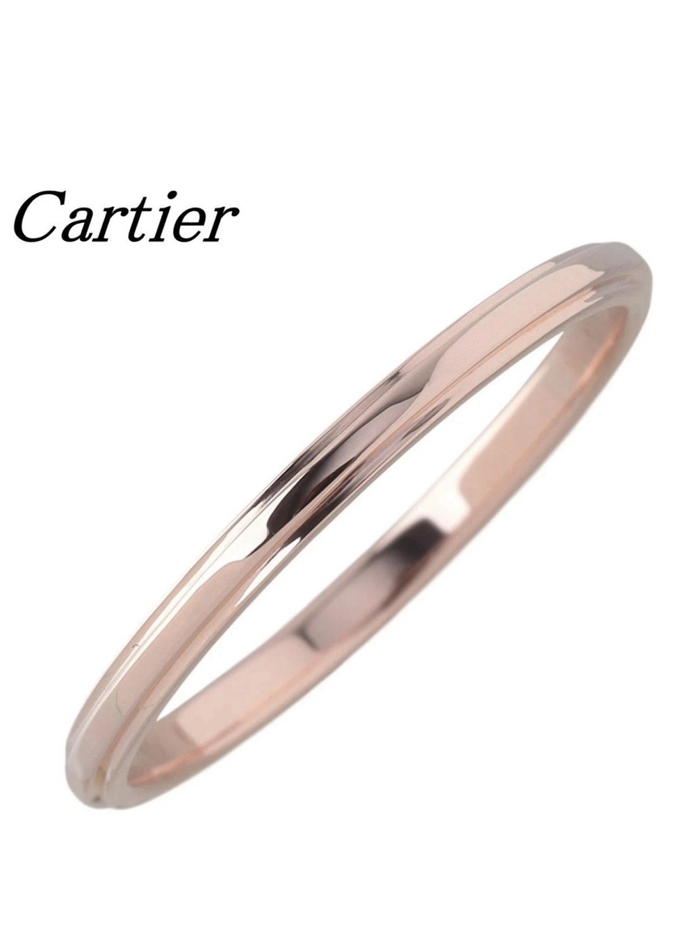 Cartier D'Amour Wedding Ring #54 18K Pink Gold